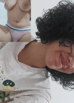 Morochita compartiendo sus nudes 6