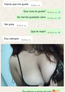 Pajero manda chat con su novia que le gusta ser una putita 7